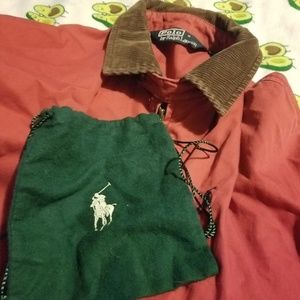 Red Polo Ralph Lauren Zip Up Jacket